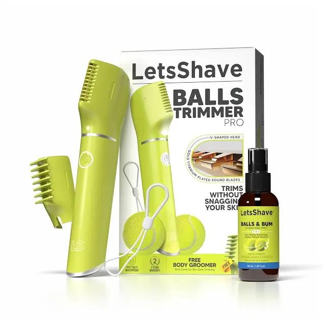 LetsShave Balls Trimmer With Balls Mist For Men