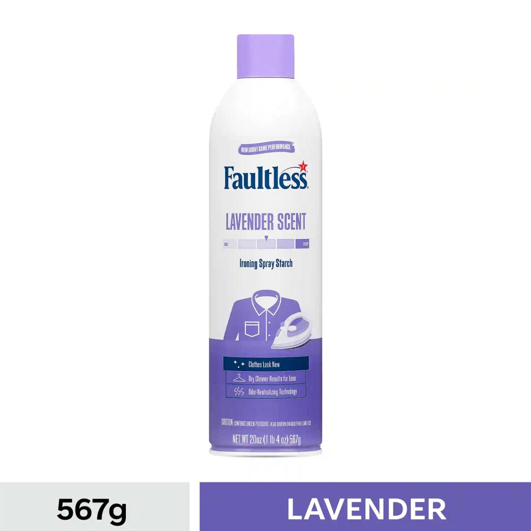 Faultless Lavender Scent Ironing Spray Starch 567g