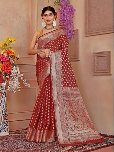 Banarasi Cotton Silk Saree