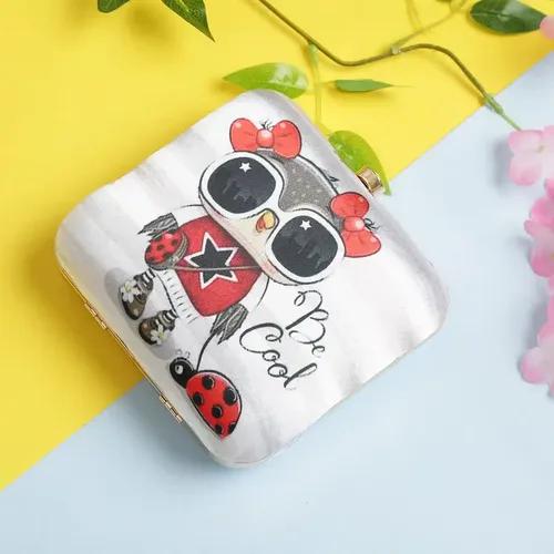 Be Cool Printed Designer Clutch For Women