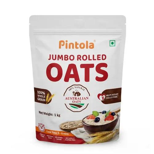 Pintola Oats, 100% JUMBO Rolled Oats - 1 kg