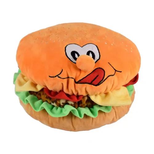 DEARJOY Cute Burger Soft Toy and Pillow (Mustard)