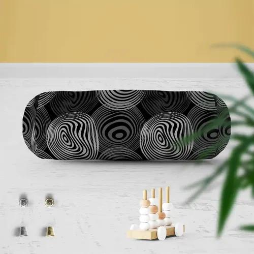 ArtzFolio Fashion Circles | Bolster Cover Booster Cases | Zipper Opening | Velvet Fabric | 16" Width x 6" Diameter; Set of 2 pcs