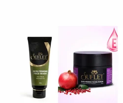 Suflet Skin Firming Face wash + Skin Firming Scrub Combo