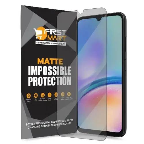 FIRST MART Screen Protector for Samsung Galaxy A05s- Impossible Fiber Case Friendly Screen Protection & Installation Kit (Matte)