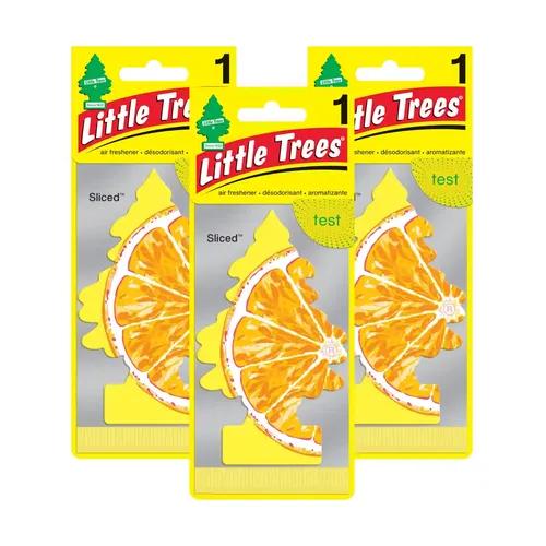 LITTLE TREES Car Freshener - Sliced (Pack of 3)