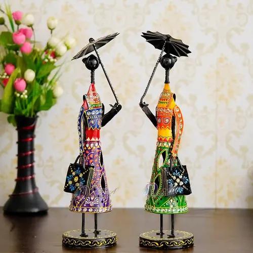 Umbrella Doll Handmade Decorative Items for Home, Living Room, Bedroom I Office I Table Decor I Drawing Room, Showpiece , Statue , Home Decor Items for Living Room and Gifts