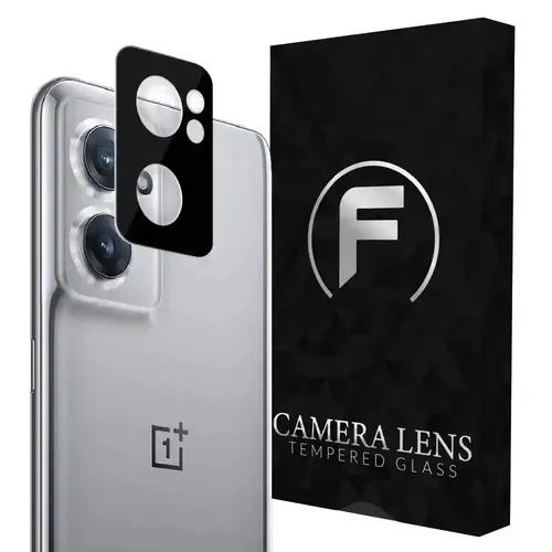 FIRST MART Camera Lens Protector for OnePlus Nord CE 2 5G | Tempered Glass 9H Hardness Camera Cover Screen Protector | Black & Case Friendly