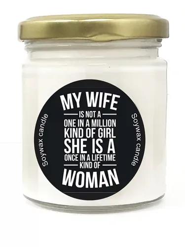 Pratha Naturals Scented Candle (To My Wife)