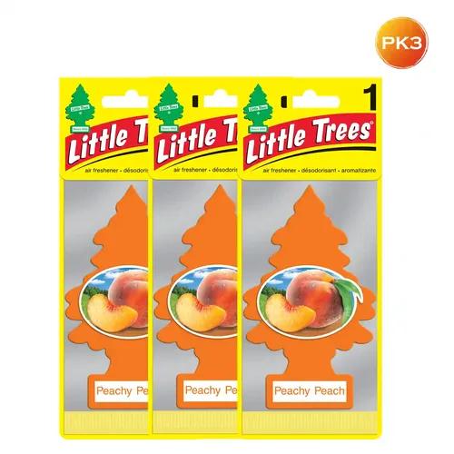 LITTLE TREES Car Freshener - Peachy Peach (Pack of 3)