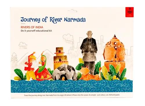 Educational DIY Colouring And Learning Activity Kit About Rivers Narmada - 5+ Years