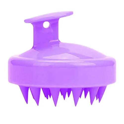 KHUSHIYA ENTERPRISE Hair Scalp Massager Shampoo Brush With Soft Silicone Bristles For Exfoliating, Cleaning Dandruff, Manual Head Massager, All Hair Types, For Men & Women