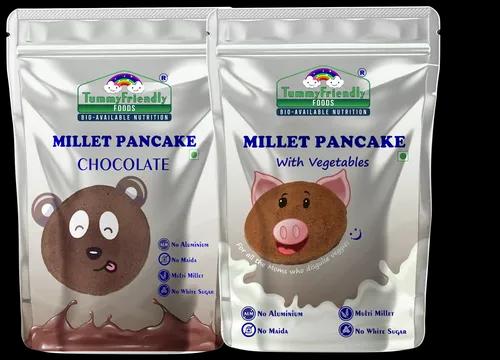 Tummyfriendly Foods Millet Pancake Mix - Chocolate, Veggies. Healthy Breakfast. 2 Packs 150G Each Cocoa Powder (2 X 150 G)