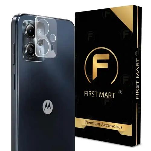 FIRST MART Crystal Clear Camera Lens Protector for Motorola G13, Tempered Glass 9H Hardness Camera Cover Screen Protector, Clear Case Friendly Protection