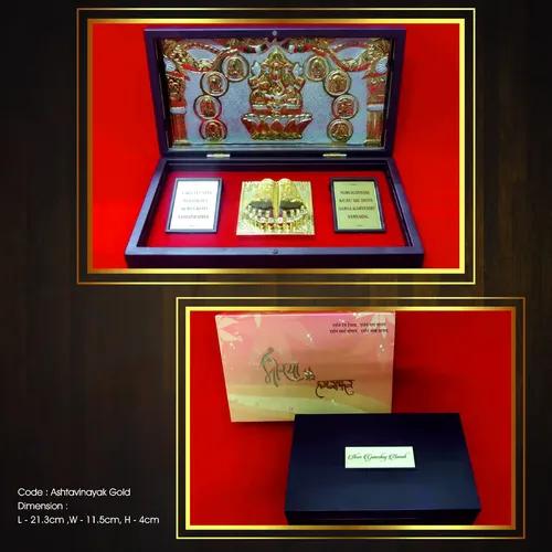 Humsafar Ashtavinayak (Gold) Ganpati Gift Box