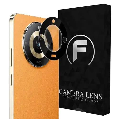 FIRST MART Camera Lens Protector for Realme Narzo 60 5G | Tempered Glass 9H Hardness Camera Cover Screen Protector | Black & Case Friendly