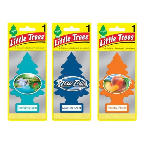 LITTLE TREES Rainforest Mist|New Car Scent|Peachy Peach|Hanging Trees|Combo of 3