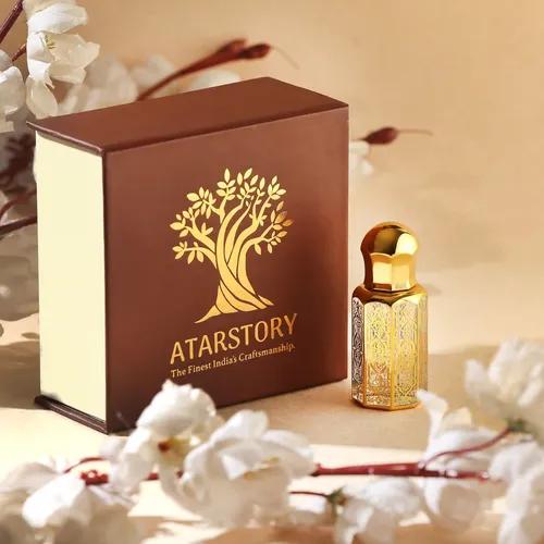 ATARSTORY Best Attar Alcohol Free Roll On For Daily Use | Long Lasting Fragrance | Attar For Men And Women - 12Ml (White Musk)