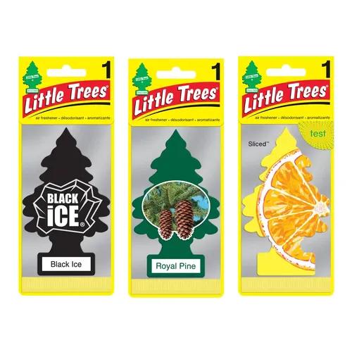 LITTLE TREES Black Ice|Royal Pine|Sliced Air|Hanging Trees|Combo of 3