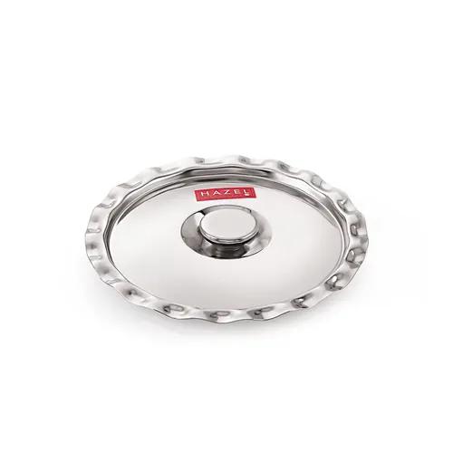 HAZEL Stainless Steel Utensil Cover Lid, 13.5 cm, Silver