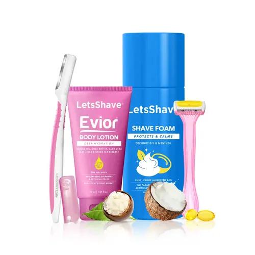 LetsShave Evior Bikini Razor And Grooming Kit