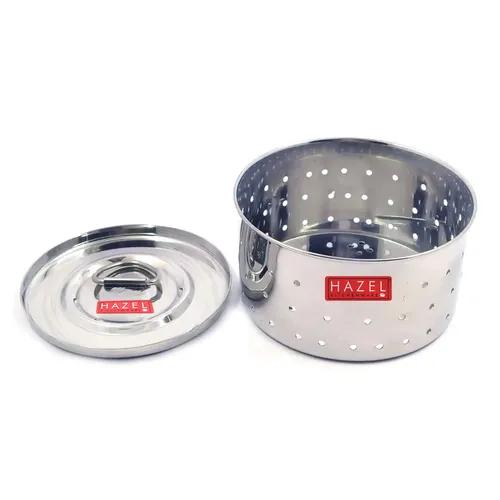 HAZEL Paneer Maker for Home | Stainless Steel Round Shape Paneer Mould | Tofu/Paneer Maker Mould Press, Medium Size