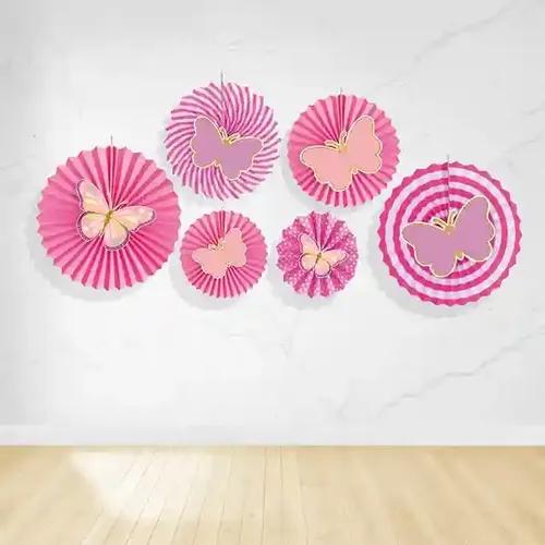 Untumble Butterfly Theme Paper Fans