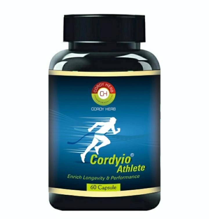 CORDY HERB Cordyio Athlete 60 Capsule | Multivitamins | Nutritional Supplement | Immunity,Energy And Stamina Booster